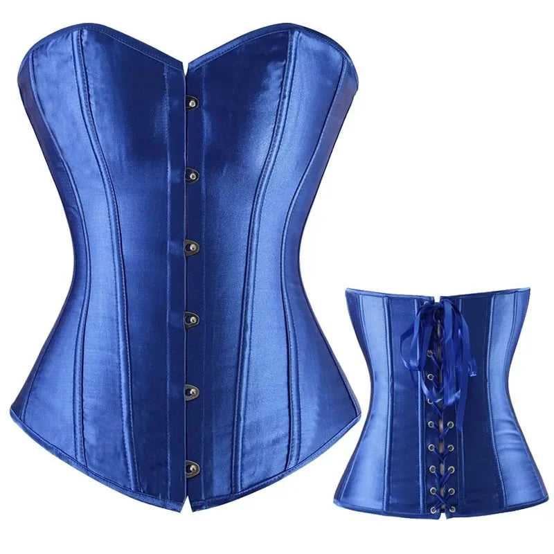 Gothic Corset Shapewear Women Steampunk Lace Up Waist Trainer Body Shaper Bustiers Top Fashion Shaping Clothing Streetwear