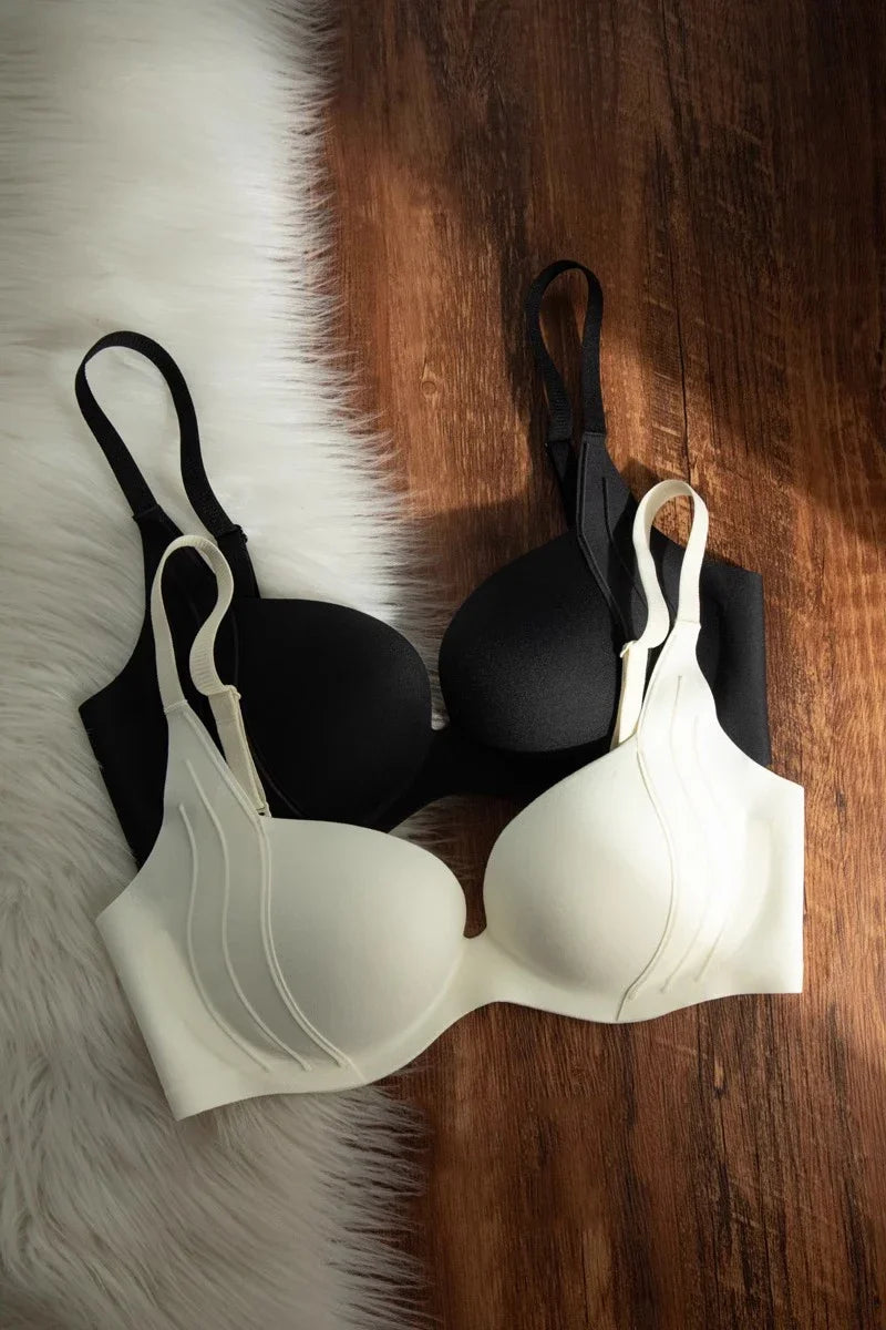 The Giverny Lace Lingerie Set | Push-Up Bra & Brief | Floral Lace Underwire | Parisian Princess