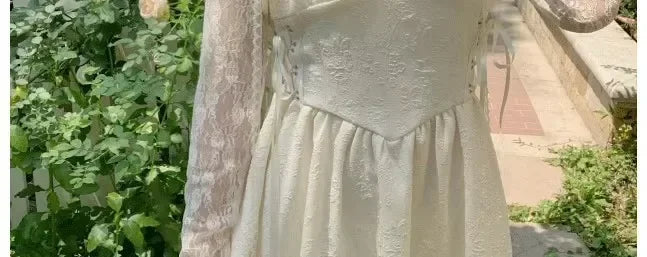 Lace Sun Protection Clothing Women's Summer Outerwear with Strap Vest Top Short Slim Long Sleeve Shirt Coat Gentle Breeze