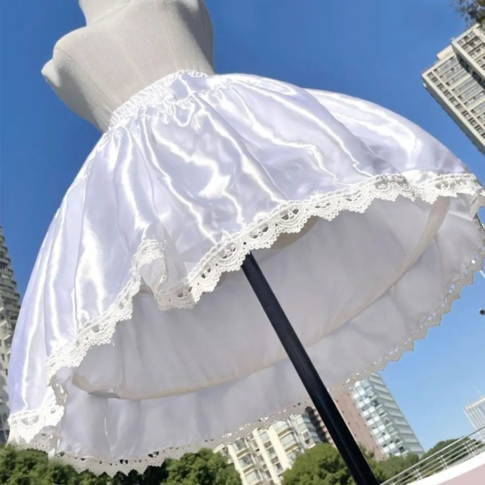 The Odile French Petticoat | Breathable Cotton Crinoline | Parisian Lolita Underskirt | Silk-Modal Infused Volume