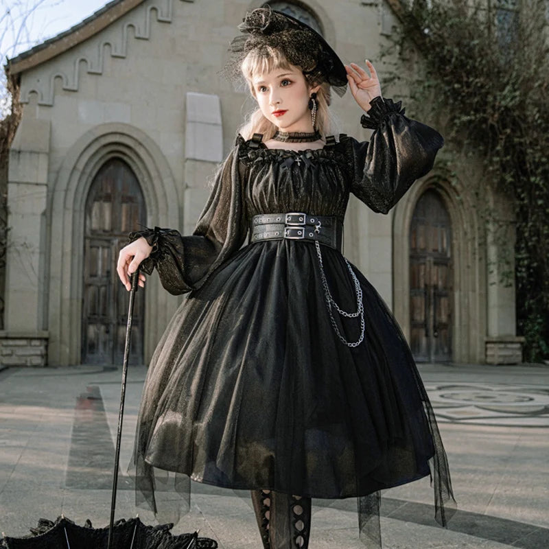 The Aurelia Gothica Gauze Skirt | Hand-Stitched Apricot Maxi | French Flounce Skirt with Ear Fringe | Parisian Princess