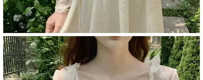 Lace Sun Protection Clothing Women's Summer Outerwear with Strap Vest Top Short Slim Long Sleeve Shirt Coat Gentle Breeze