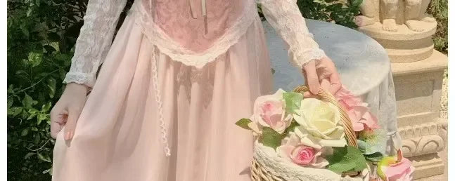 Lace Sun Protection Clothing Women's Summer Outerwear with Strap Vest Top Short Slim Long Sleeve Shirt Coat Gentle Breeze