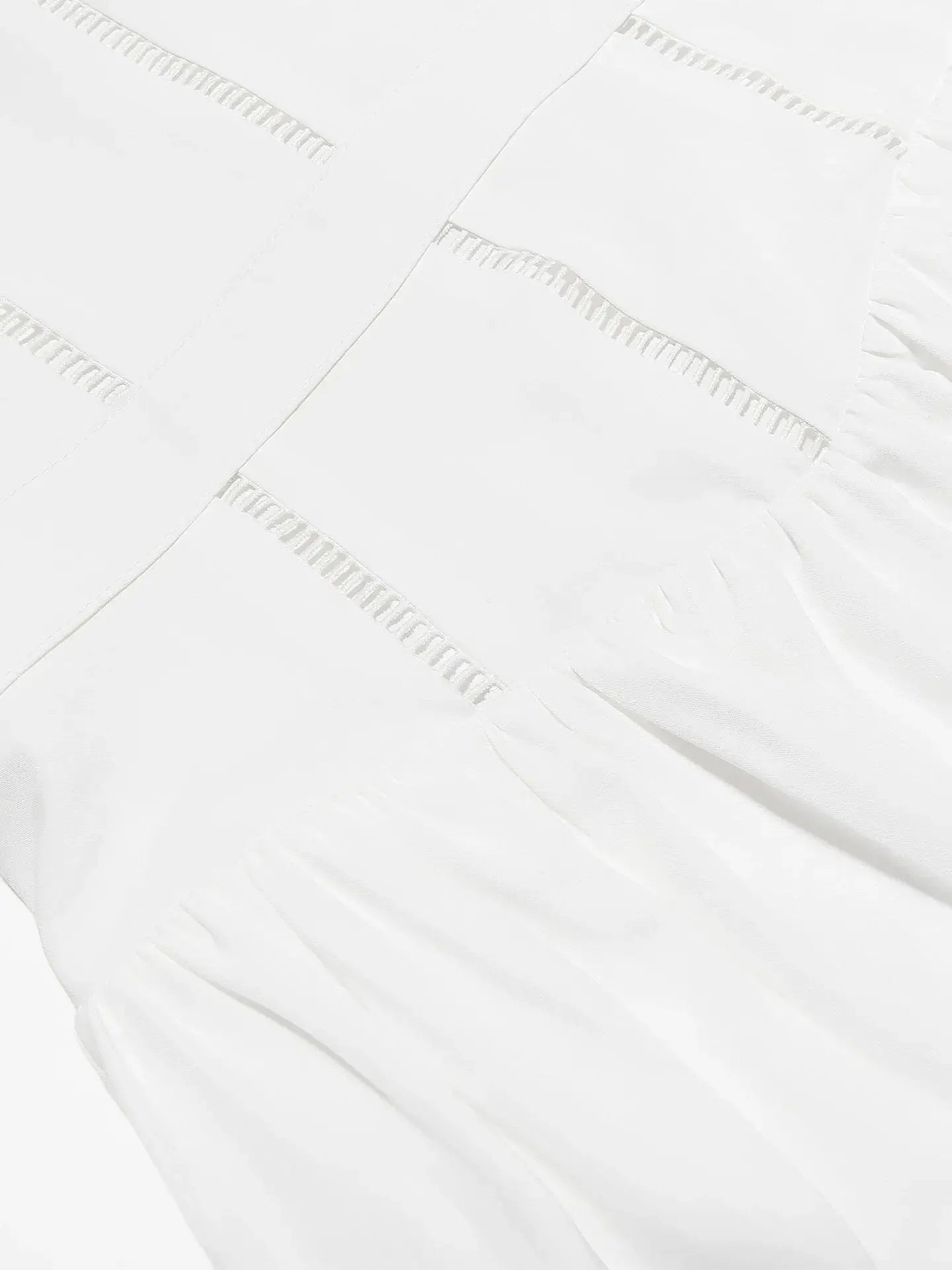 The Saint-Tropez Knotted Gown | French Corset-Detail Spaghetti Strap Mini | Flowy White Summer Beach Dress | Parisian Princess