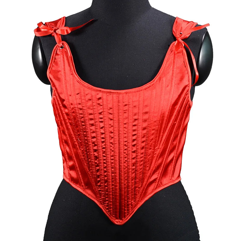 The Palais Boned Bustier | Classic Parisian Overbust Corset | Renaissance Structural Bodice Top | Parisian Princess