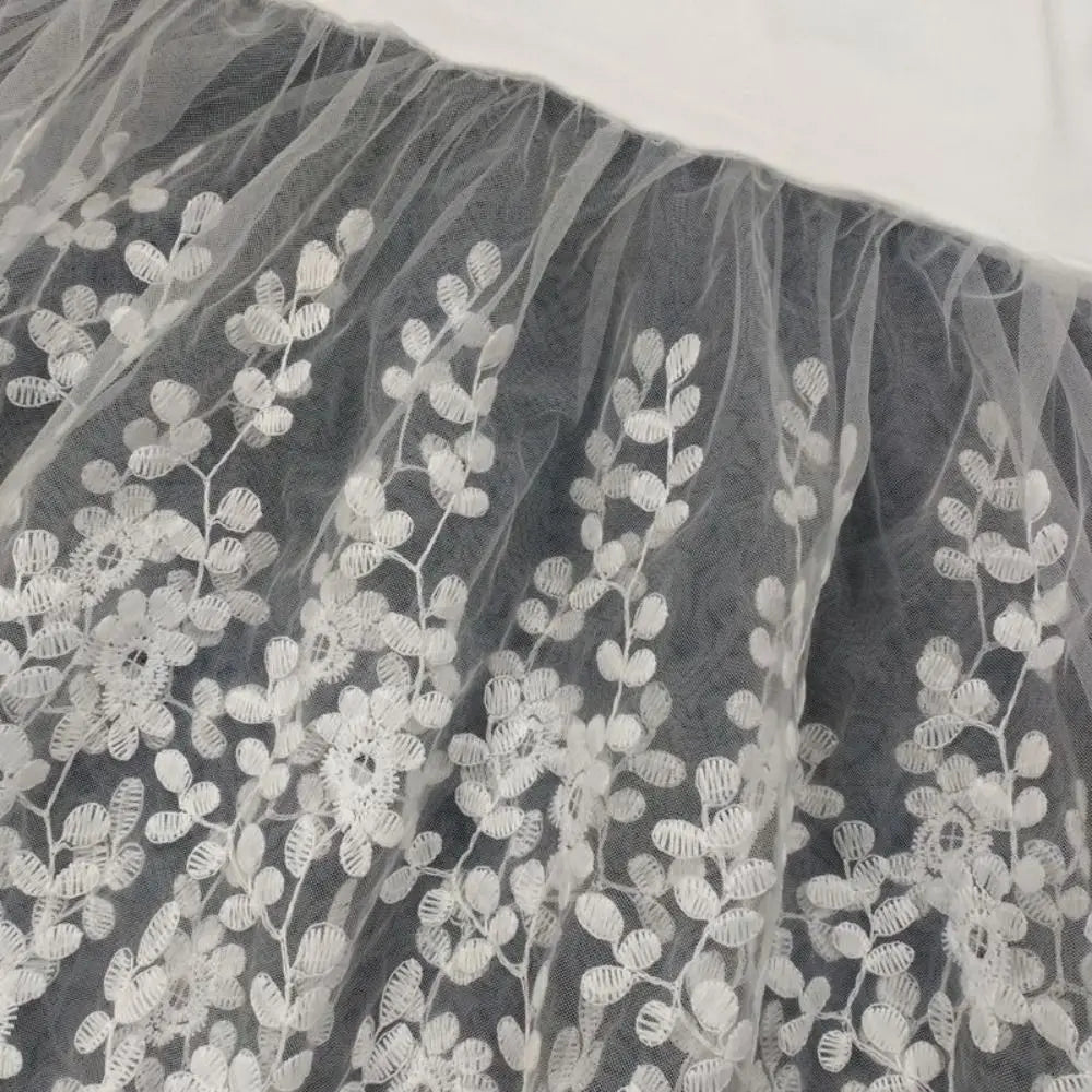 The Juliette Lace Underskirt | Parisian Silk-Touch Petticoat | Anti-Glare Safety Slip | French Lace Lining