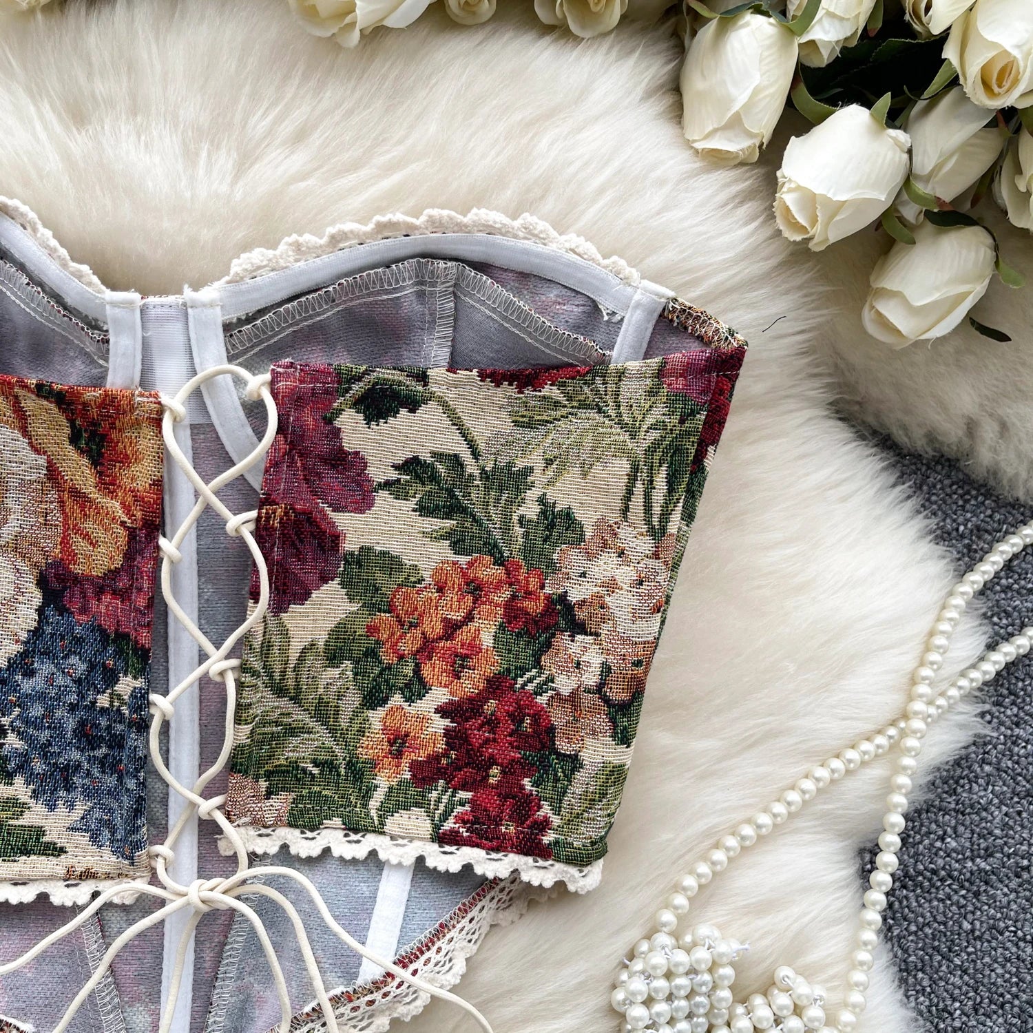 Slimming Parisian Corset Tanks Top Elegant Basic Crop Top  Women Bustier