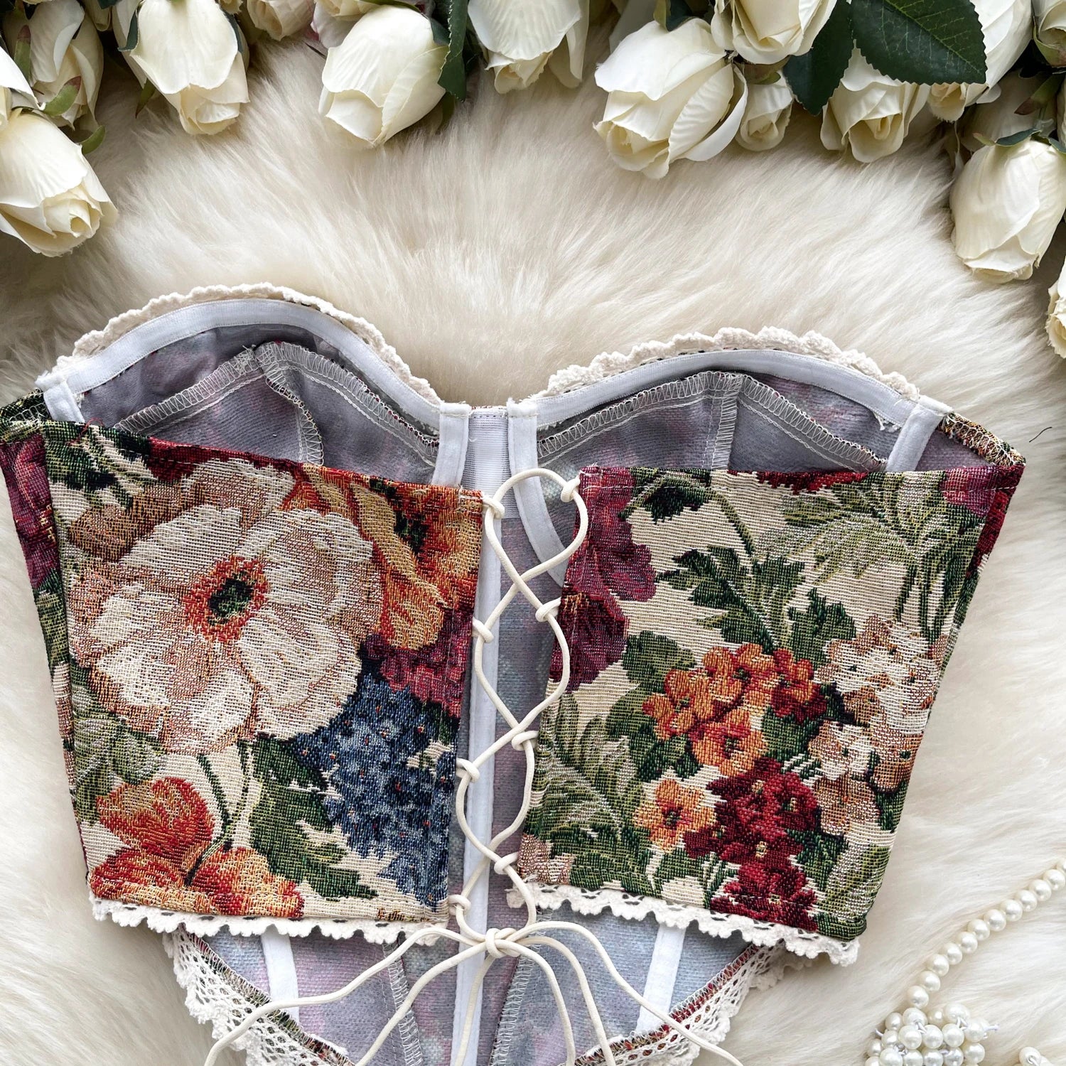 Slimming Parisian Corset Tanks Top Elegant Basic Crop Top  Women Bustier