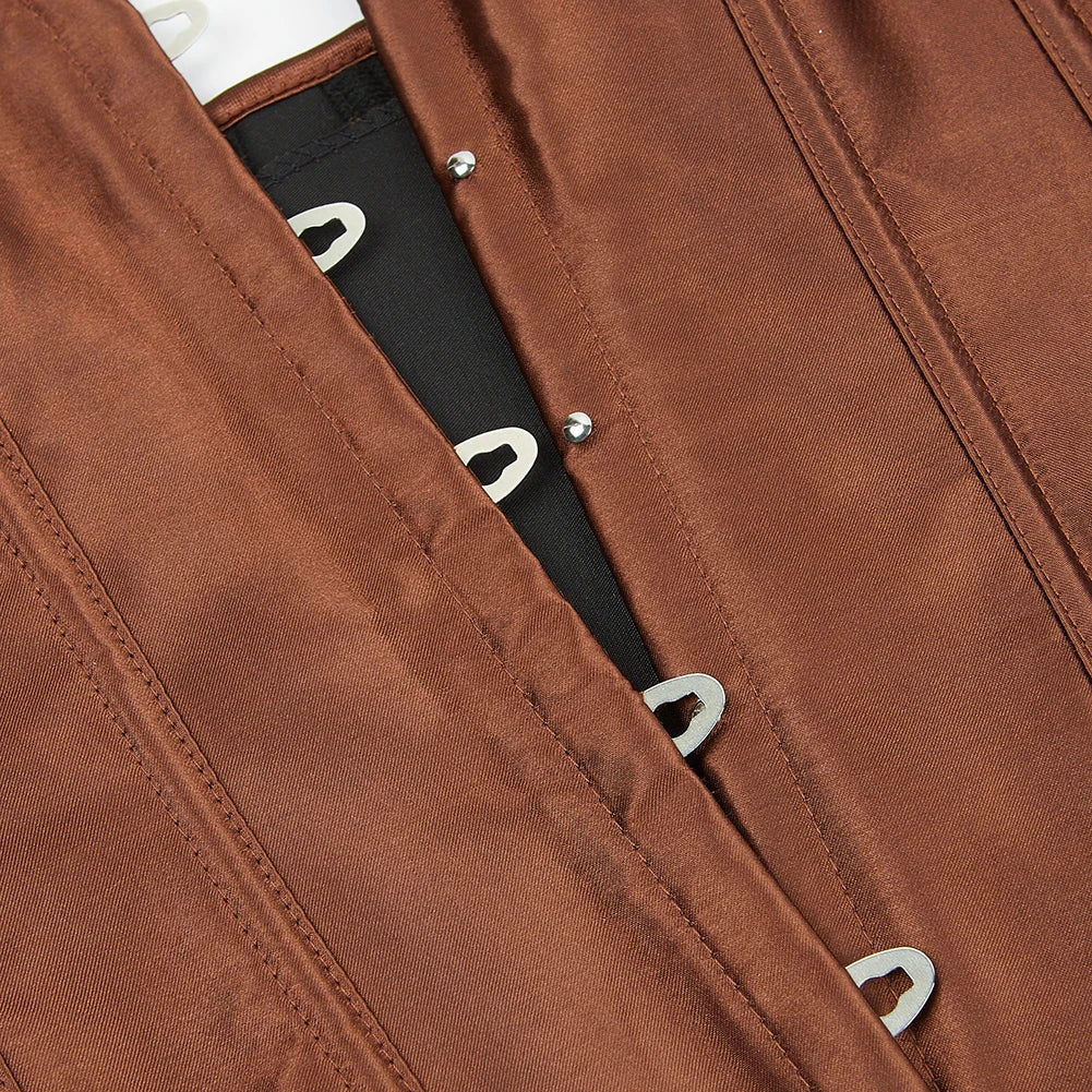 Underbust Corset Sexy Waist Slimming Corset Bustiers Body Shaper for Women Steampunk Lace-up Corset Belt Waist Trainer