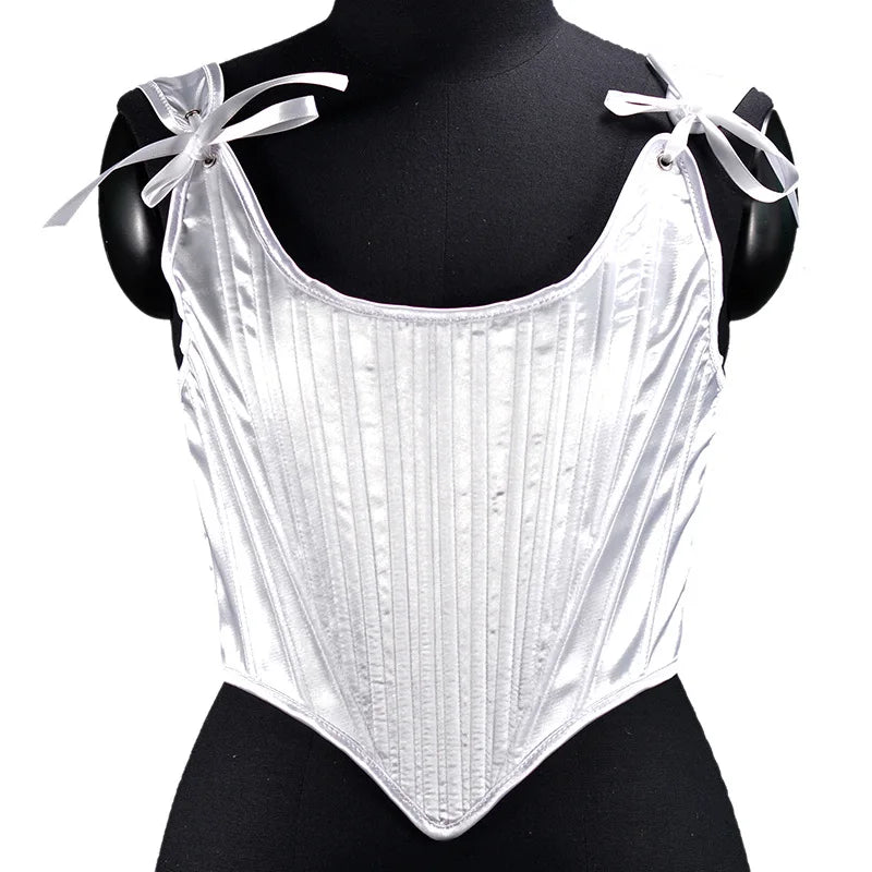 The Palais Boned Bustier | Classic Parisian Overbust Corset | Renaissance Structural Bodice Top | Parisian Princess