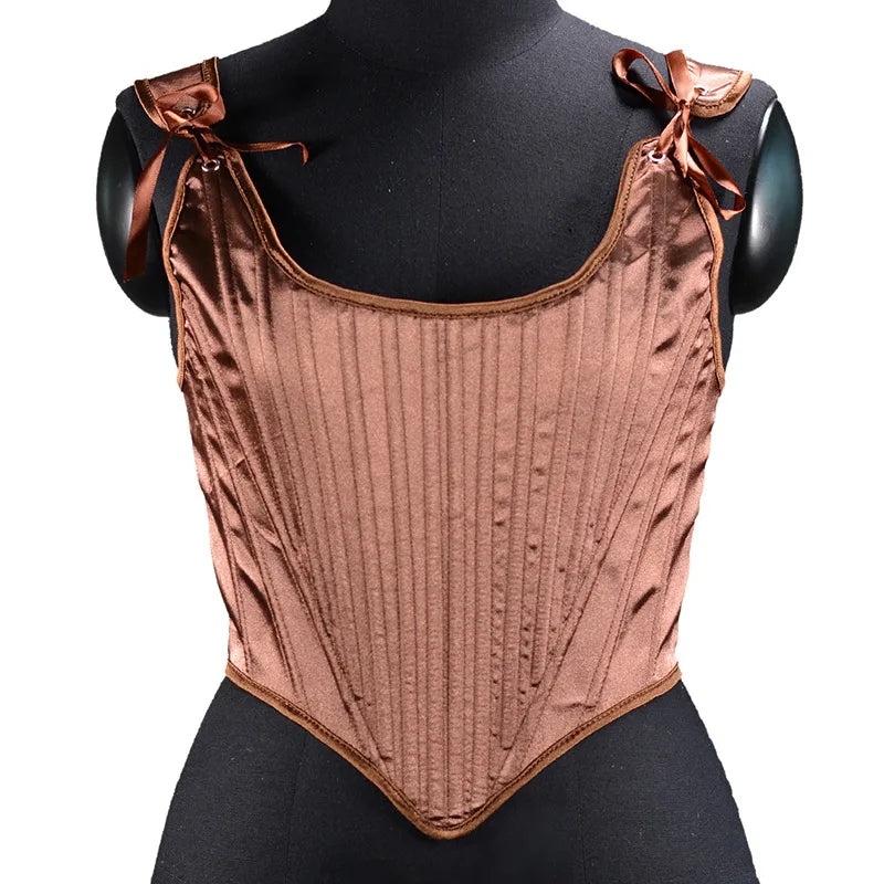 The Palais Boned Bustier | Classic Parisian Overbust Corset | Renaissance Structural Bodice Top | Parisian Princess