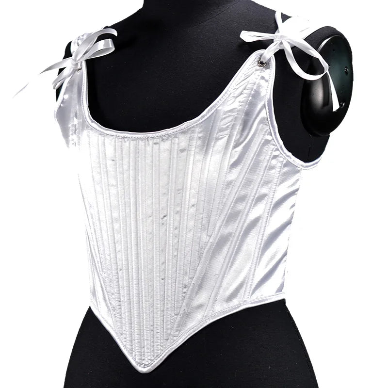 The Palais Boned Bustier | Classic Parisian Overbust Corset | Renaissance Structural Bodice Top | Parisian Princess