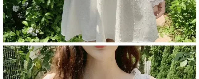 Lace Sun Protection Clothing Women's Summer Outerwear with Strap Vest Top Short Slim Long Sleeve Shirt Coat Gentle Breeze