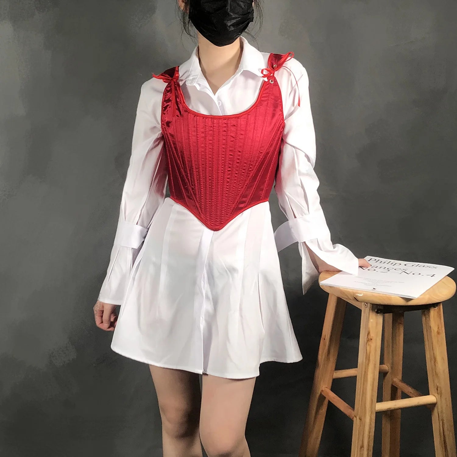 The Palais Boned Bustier | Classic Parisian Overbust Corset | Renaissance Structural Bodice Top | Parisian Princess