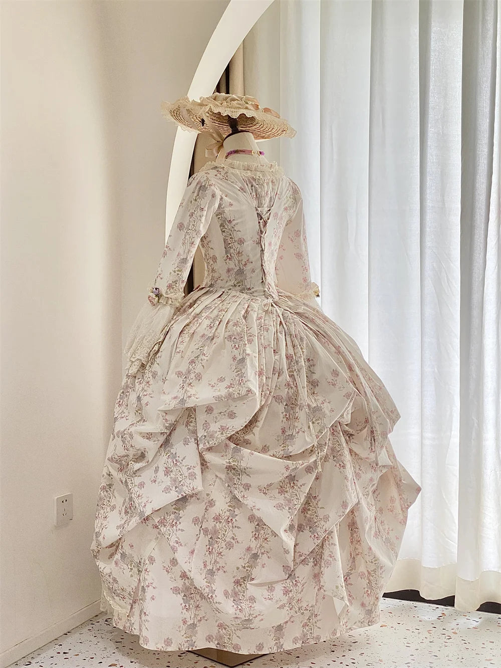 The Antoinette Versailles Gown | 18th Century Robe à la Française | Rococo Court Queen Ball Gown | Parisian Princess