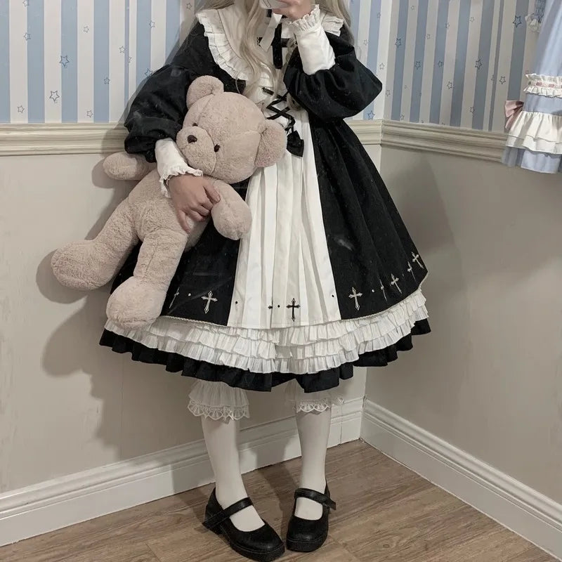 French Sweet Lolita Safety Short Pants Women Parisian Ruffleds Knickers Cotton Elastic Waist Victorian Bow Shorts Cute Bloomers