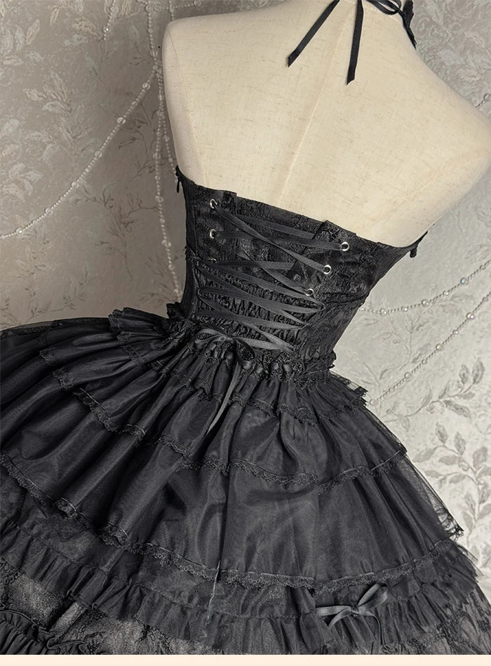 The Versailles Layered Tulle Corset | Jacquard Lace-Up Bustier | Pre-Order Exclusive | Parisian Princess