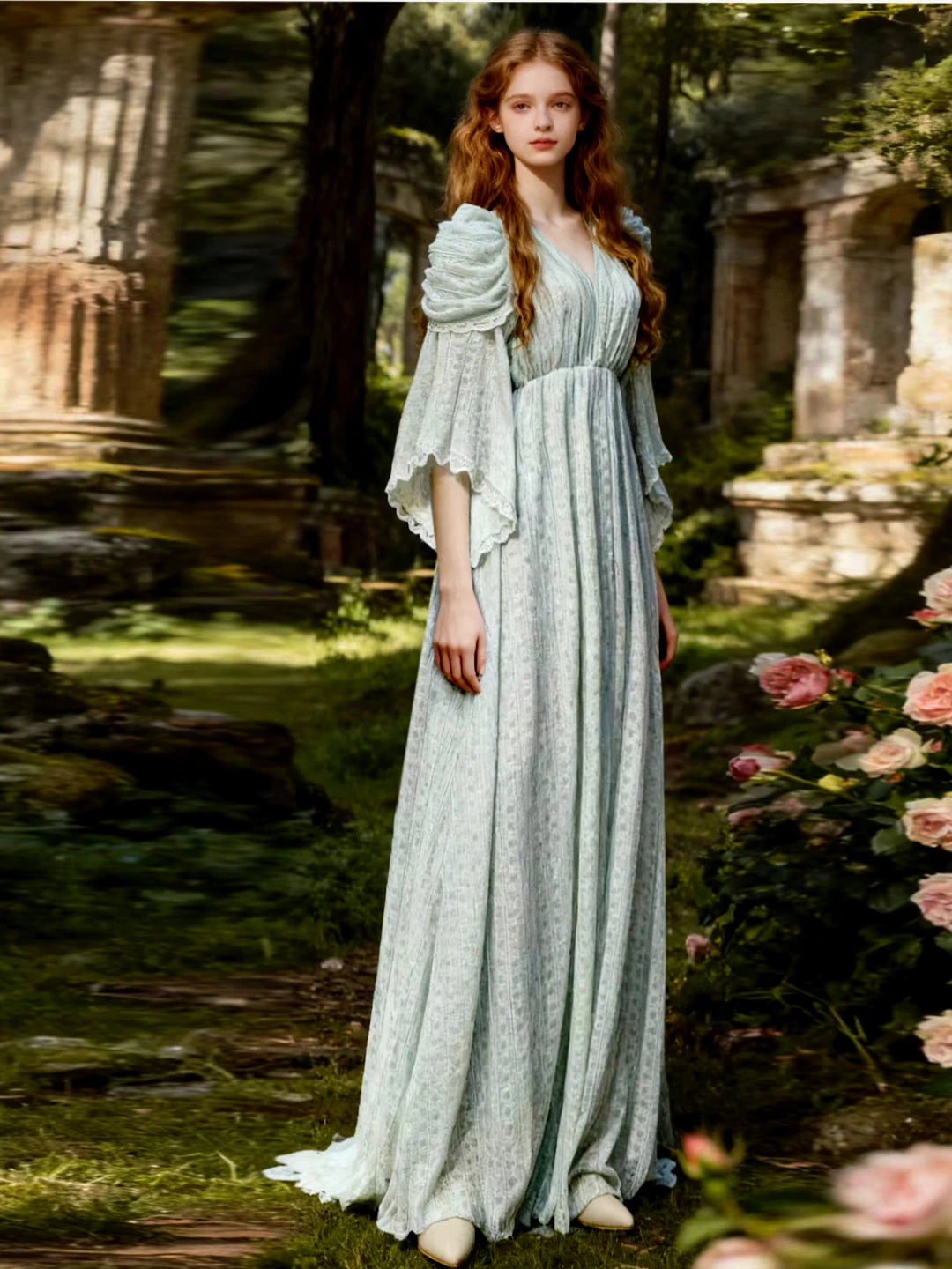 Parisian Winter Women Dress Full Lantern Sleeve Long Floor Length Ladies S-L Vintage High Waist Thick Velvet 2025 New