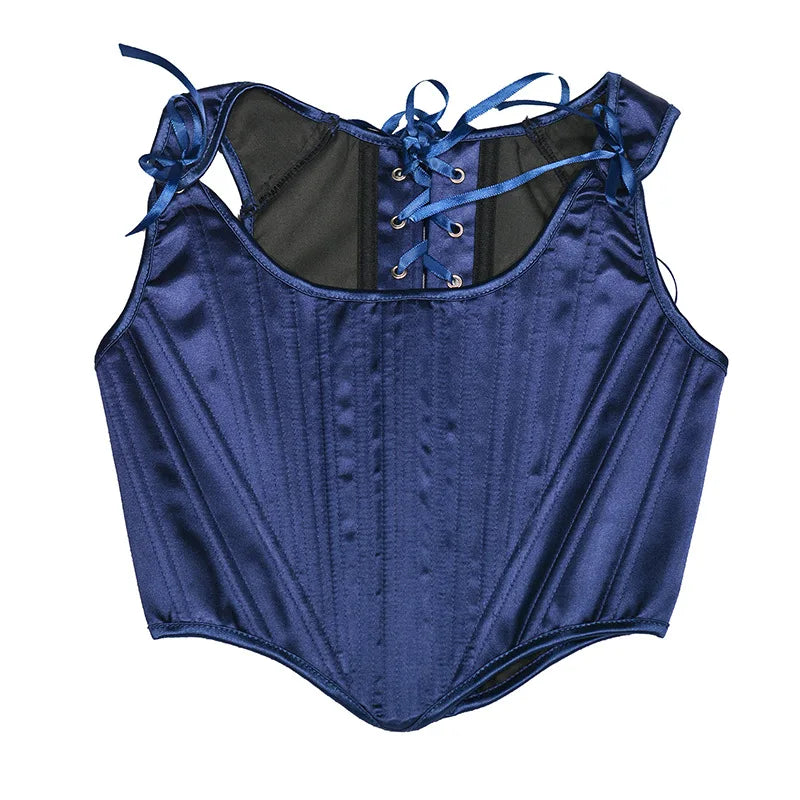 The Palais Boned Bustier | Classic Parisian Overbust Corset | Renaissance Structural Bodice Top | Parisian Princess