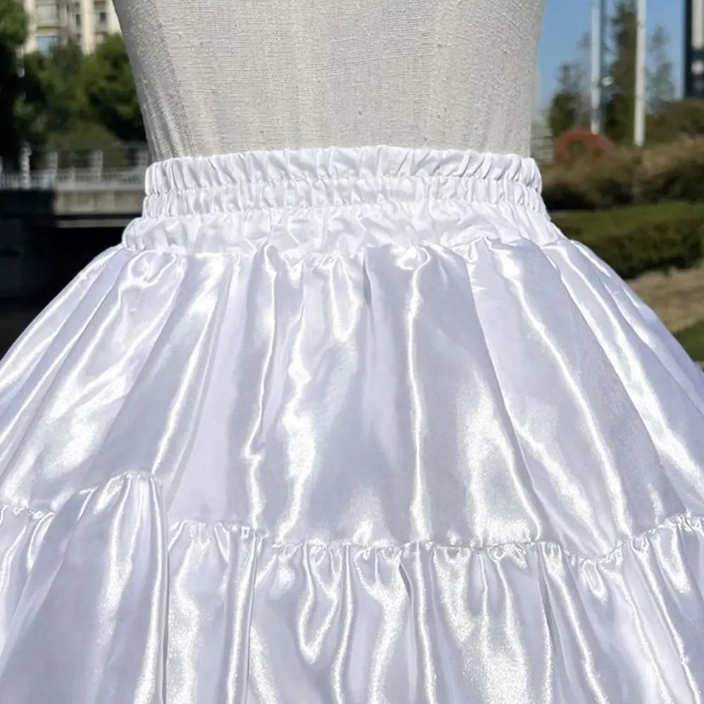The Odile French Petticoat | Breathable Cotton Crinoline | Parisian Lolita Underskirt | Silk-Modal Infused Volume