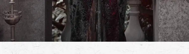 The Scarlet Blood Peak Manteau | French Gothic Dark Heart Velvet Gown | Glitter Mermaid Cosplay Dress | Winter 2024 Atelier Collection