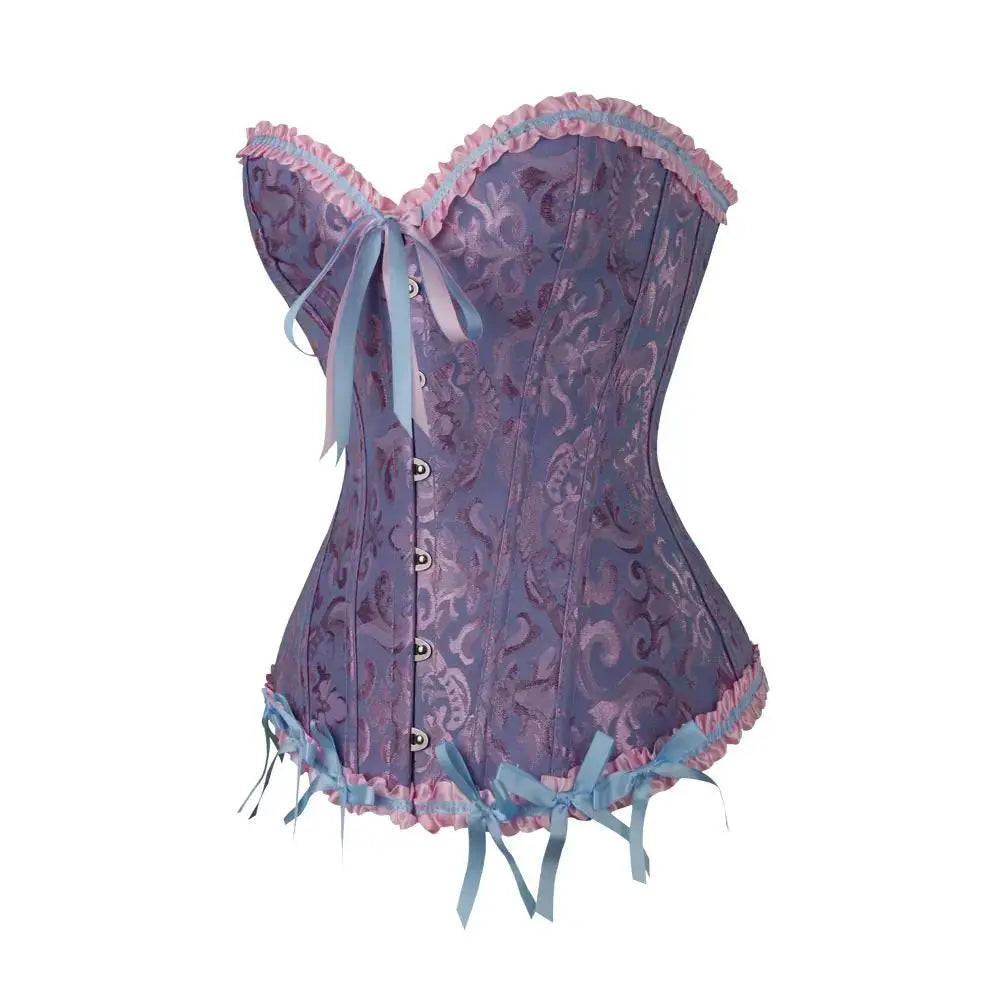 European and American gathered waist corset, retro shaping bodice, stomach belt, tight binding corset waist seal