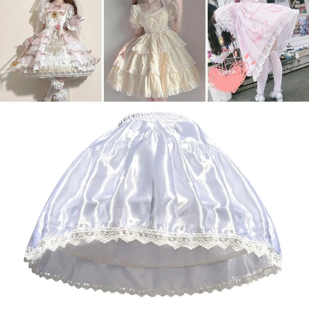 The Odile French Petticoat | Breathable Cotton Crinoline | Parisian Lolita Underskirt | Silk-Modal Infused Volume