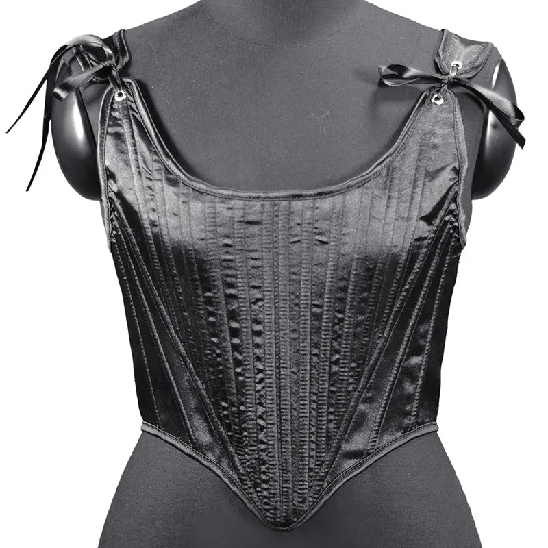 The Palais Boned Bustier | Classic Parisian Overbust Corset | Renaissance Structural Bodice Top | Parisian Princess