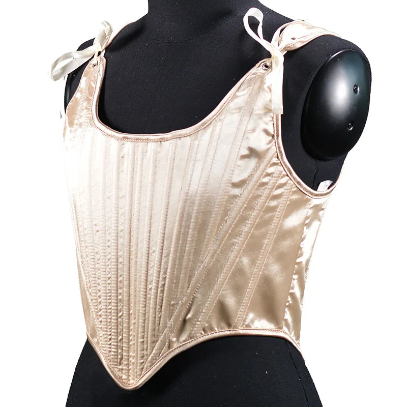 The Palais Boned Bustier | Classic Parisian Overbust Corset | Renaissance Structural Bodice Top | Parisian Princess