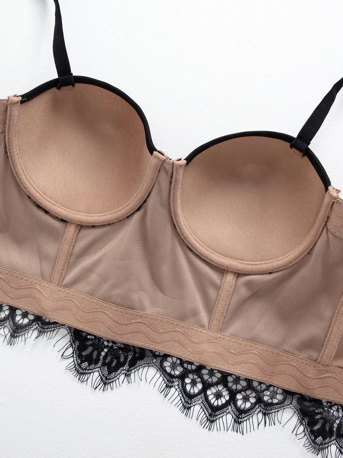 The Versailles Floral Lace Bustier | Sweet Corset Crop Top | Everyday Shaping Top | Parisian Princess