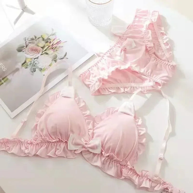 Little White Rabbit Parisian Princess Signature Cotton Lingerie Set