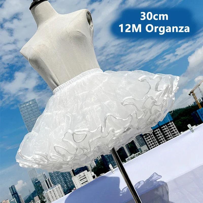 The Swan’s Cushion: Maximum Volume Soft Yarn Petticoat | Super Stuffed Lolita Skirt Support, Duck Butt Silhouette | Parisian Princess