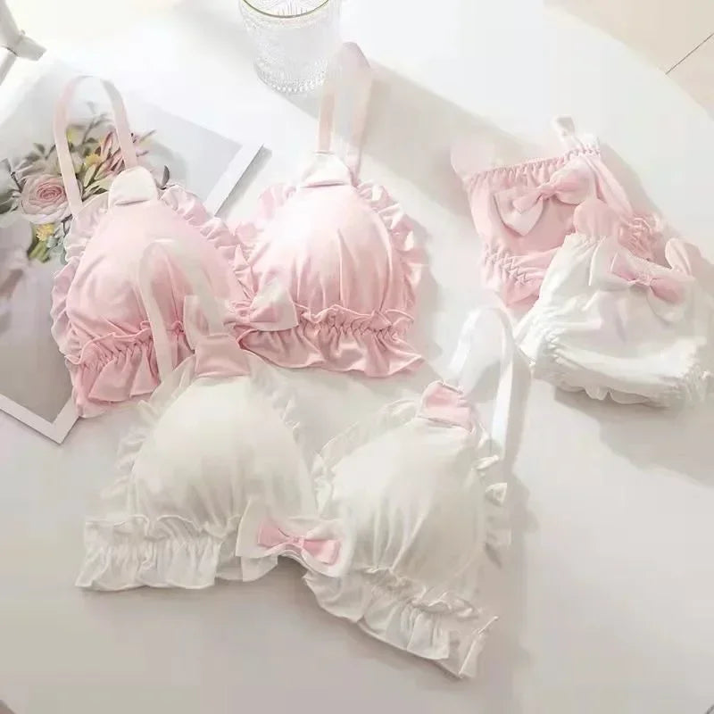 Little White Rabbit Parisian Princess Signature Cotton Lingerie Set