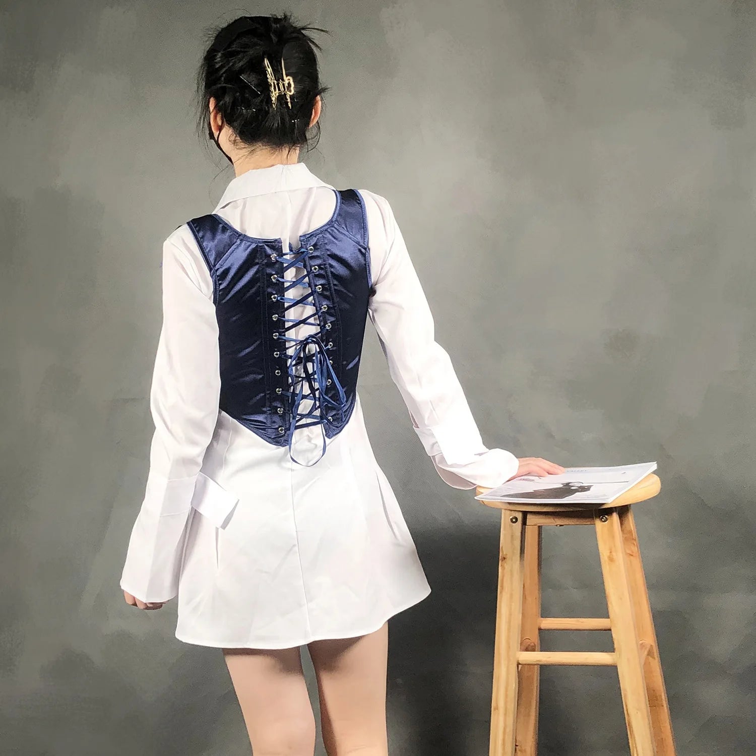The Palais Boned Bustier | Classic Parisian Overbust Corset | Renaissance Structural Bodice Top | Parisian Princess