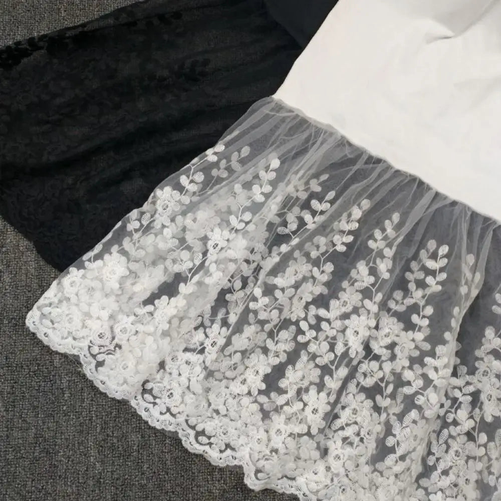 The Juliette Lace Underskirt | Parisian Silk-Touch Petticoat | Anti-Glare Safety Slip | French Lace Lining