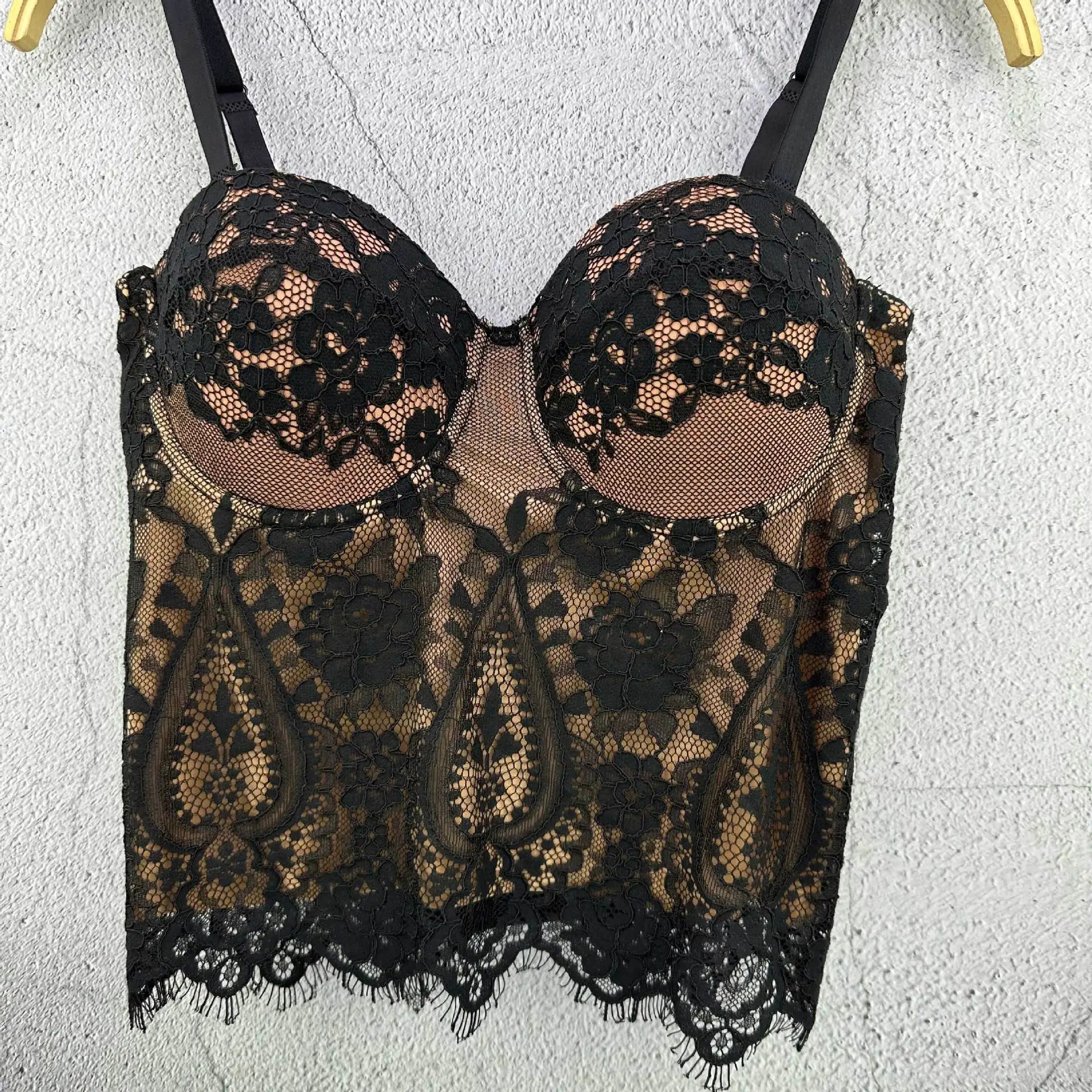 The Versailles Floral Lace Bustier | Sweet Corset Crop Top | Everyday Shaping Top | Parisian Princess