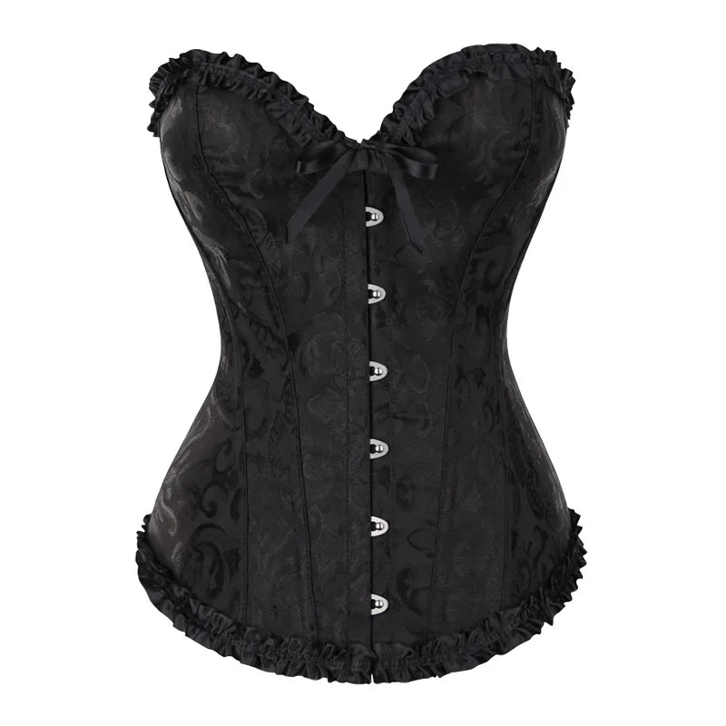Underbust Shapers Corset Waist Trainer Gothic Shapewear Women Clothing Sexy Clothes Vintage Y2k Tops Streetwear Party Night Club
