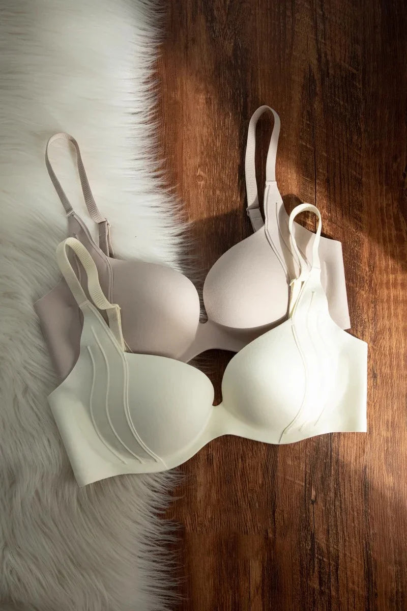 The Giverny Lace Lingerie Set | Push-Up Bra & Brief | Floral Lace Underwire | Parisian Princess