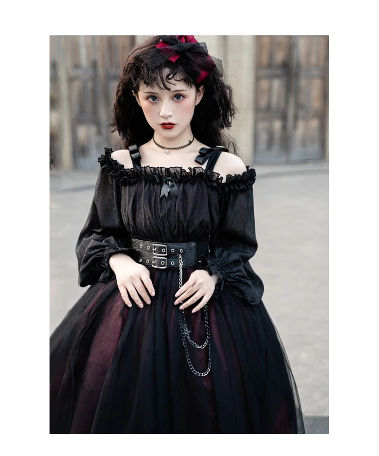 The Aurelia Gothica Gauze Skirt | Hand-Stitched Apricot Maxi | French Flounce Skirt with Ear Fringe | Parisian Princess