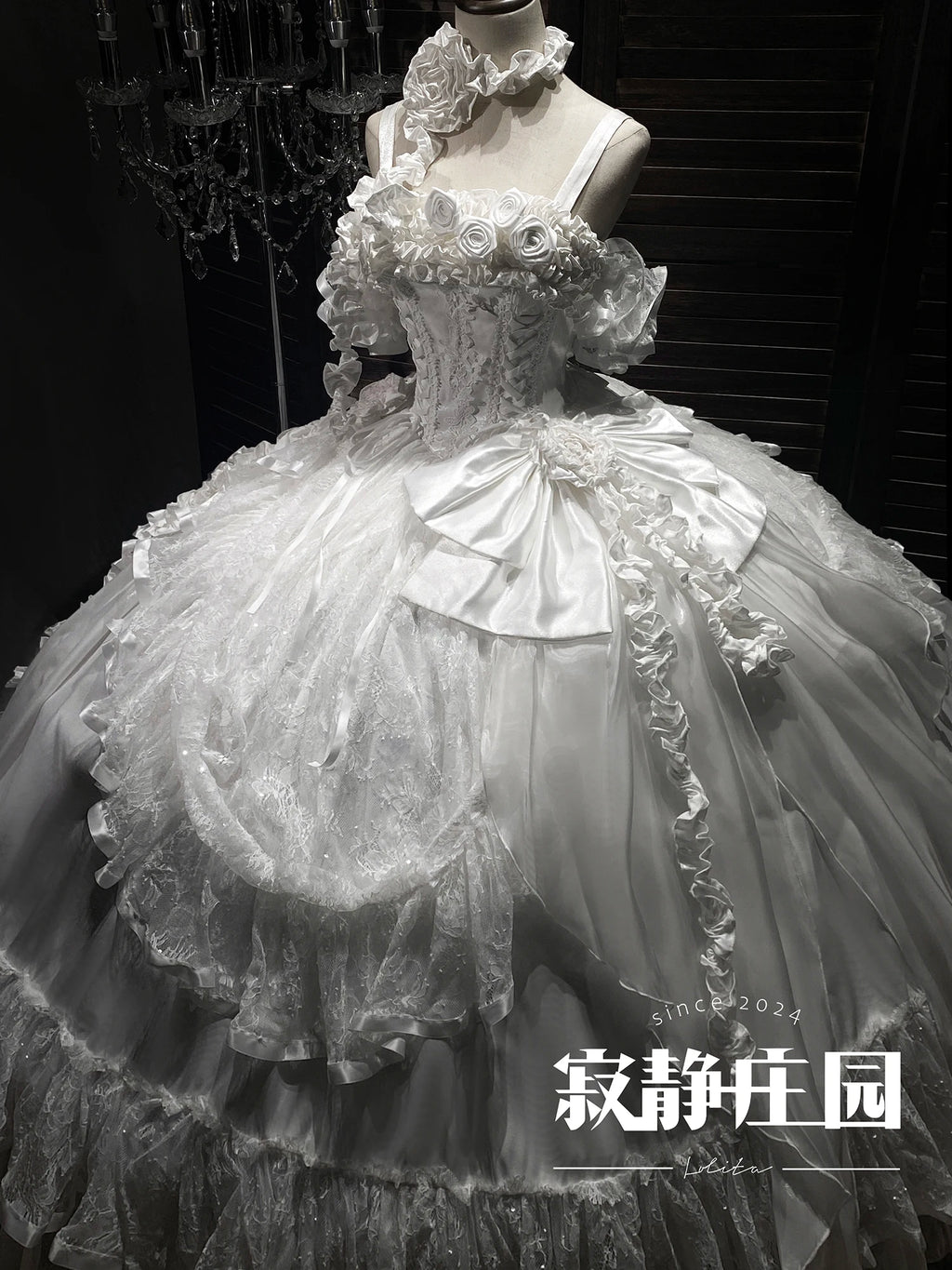 Original Purple Lolita Dark Gothic Fishbone Long Dress 2025 Halloween Christmas Cos Maxi Dresses for Women Sweet Wedding Dress