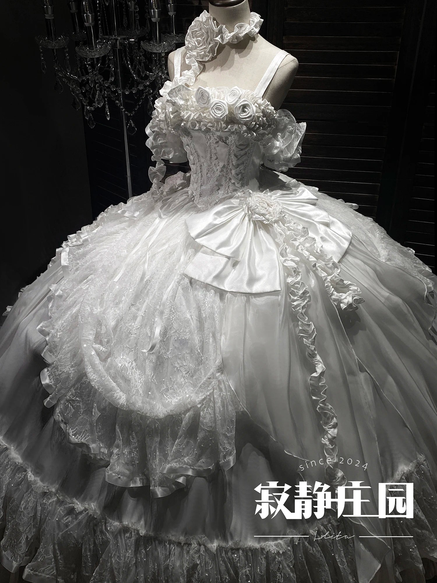 Original Purple Lolita Dark Gothic Fishbone Long Dress 2025 Halloween Christmas Cos Maxi Dresses for Women Sweet Wedding Dress