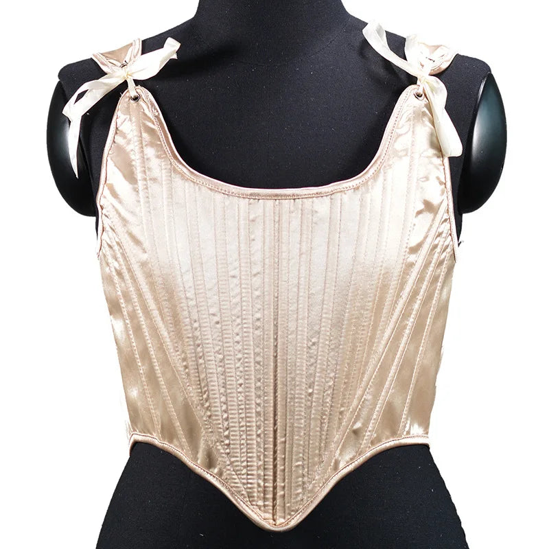 The Palais Boned Bustier | Classic Parisian Overbust Corset | Renaissance Structural Bodice Top | Parisian Princess