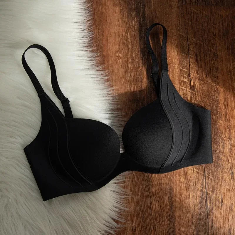 The Giverny Lace Lingerie Set | Push-Up Bra & Brief | Floral Lace Underwire | Parisian Princess