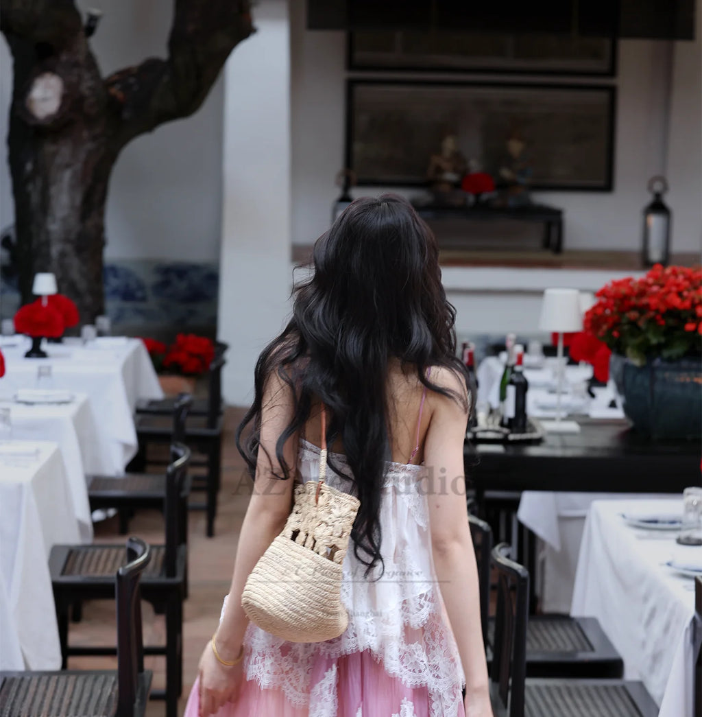 The Chantilly Gradient Lace Gown | Strapless Heavily Embellished Maxi | Vintage Gathered Skirt | Parisian Princess