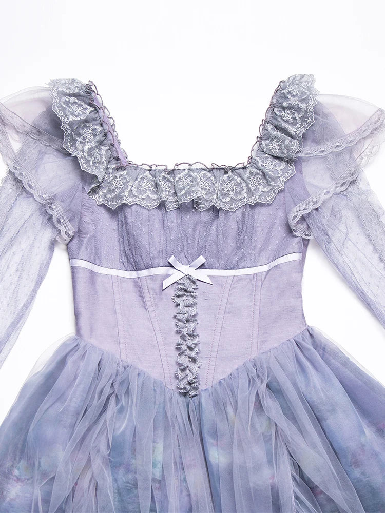 The Royal Purple Lolita Enchantment Tea Party Gown | Sweet French Princess Purple Dress | Parisian Princess