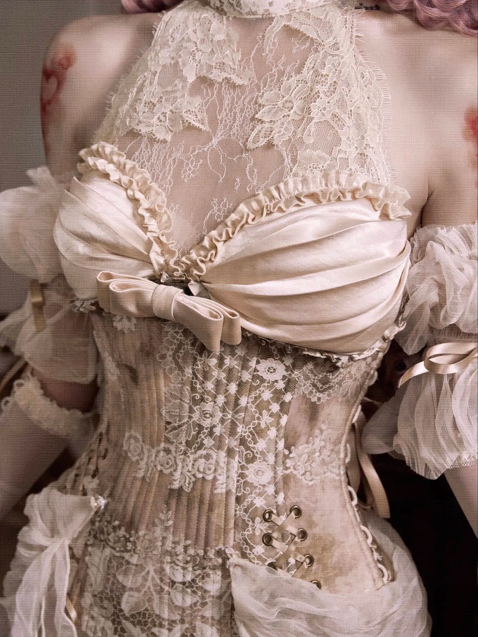 Goddess of Love Venus Lolita Women's Parisian Rococo Retro Elegance Dress Spooky Medieval Sexy Ghost Zombie Dress