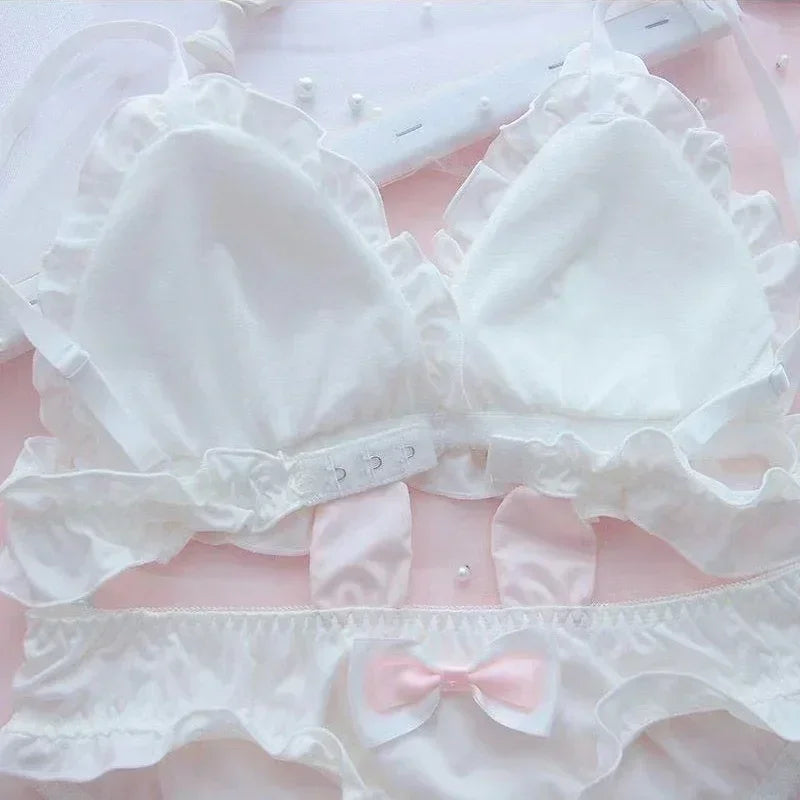 Little White Rabbit Parisian Princess Signature Cotton Lingerie Set