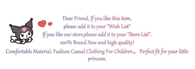 cute Hello Kitty Dress Lolita Girls Party Skirt Girl Kid's Dress Children's Clothes Girls Clothes Kawaii Anime Birthday Gift