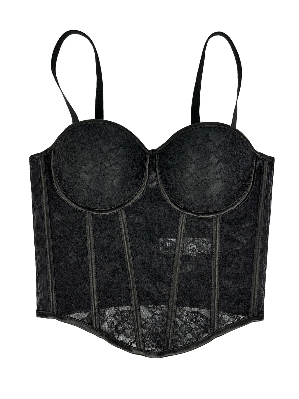 The Versailles Floral Lace Bustier | Sweet Corset Crop Top | Everyday Shaping Top | Parisian Princess
