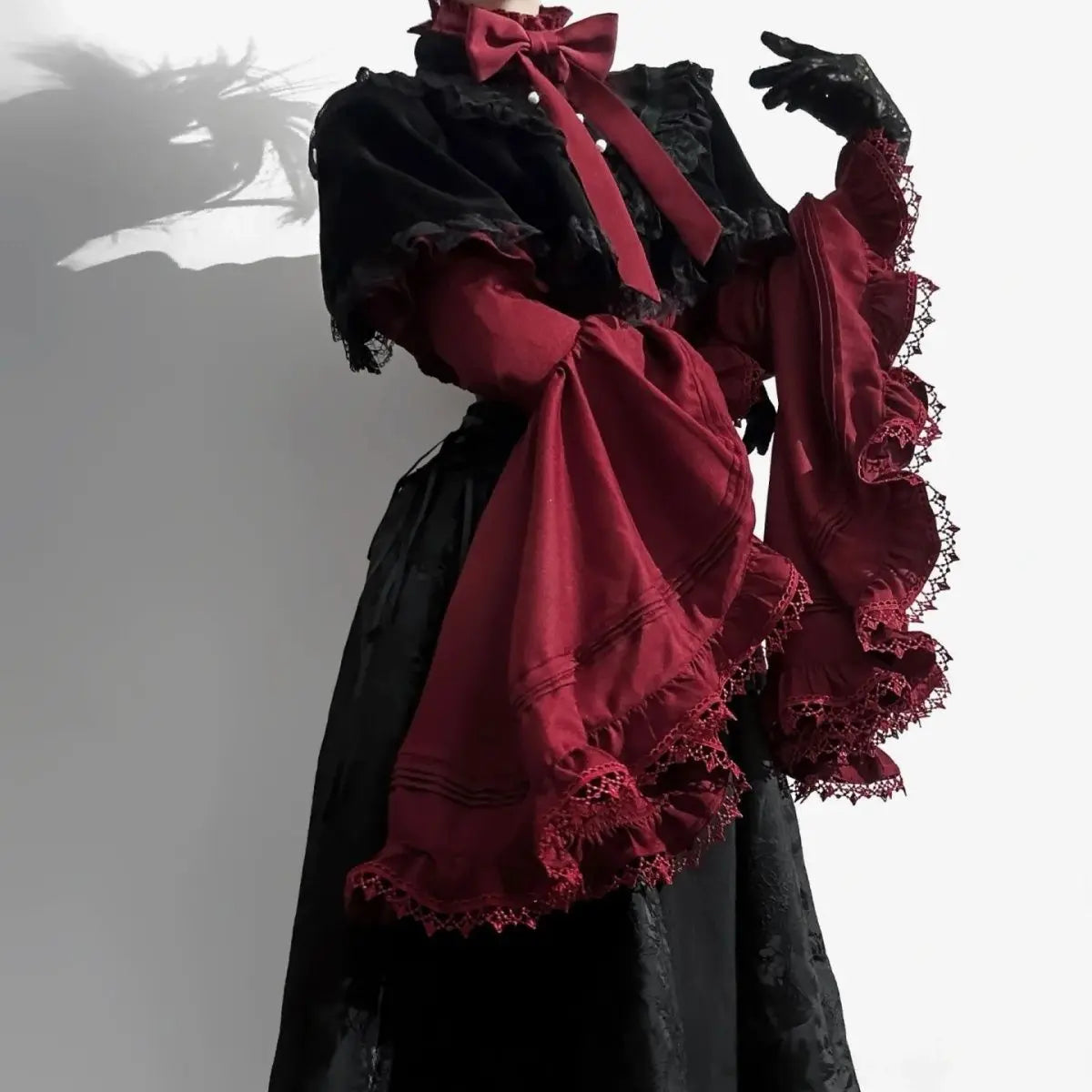 Lolita Style White Blouses Women 2025 Camisas De Mujer Patchwork Lace Flare Sleeve Shirt Y2k Tops Casual Fashion Japanese Blouse